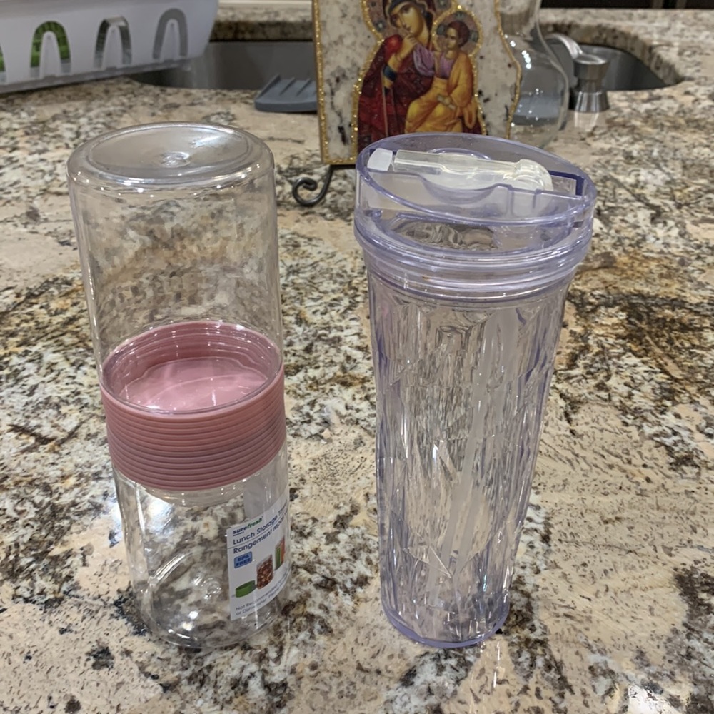 Water bottle and lunch storage tower